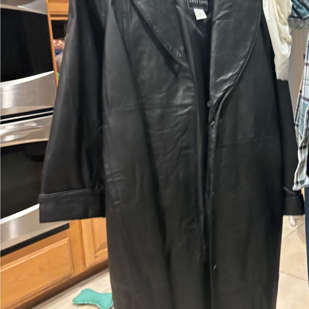 Black Leather Coat